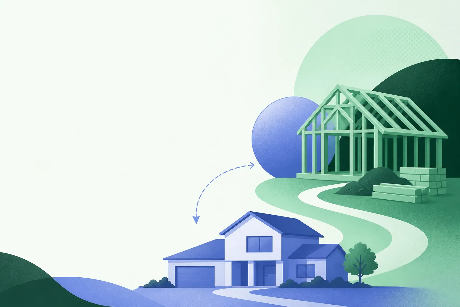 Illustration: Can You Use a DSCR Loan for Construction Financing?
